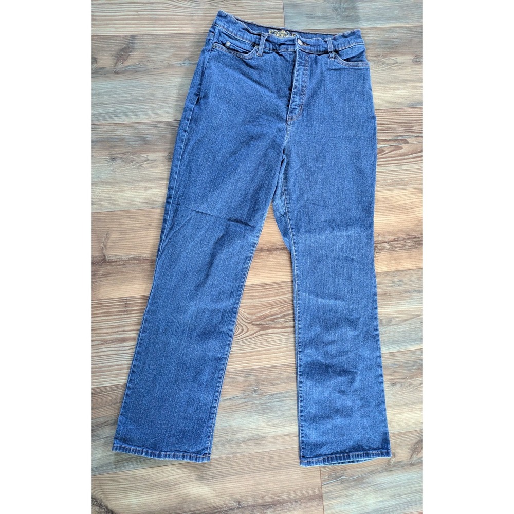 Bestow California Dreams Mid Rise Medium Wash Bootcut Denim Jeans 8